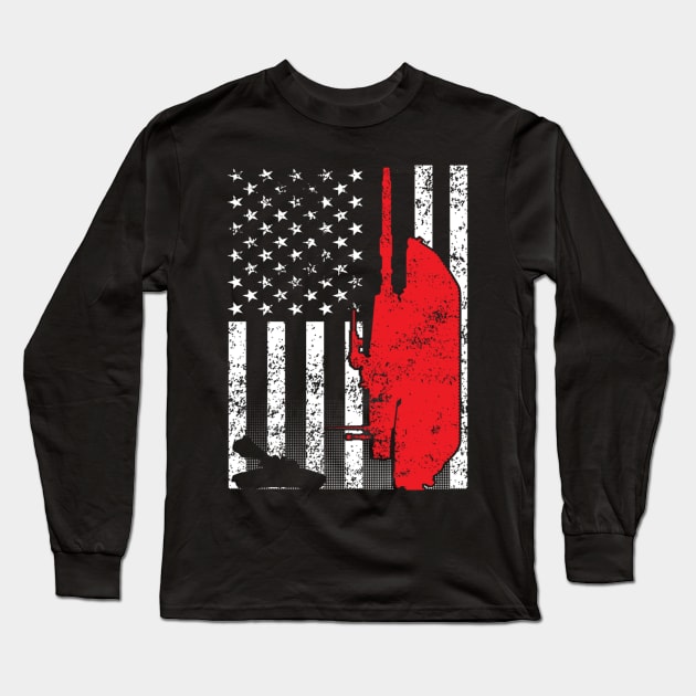 American Tanker Long Sleeve T-Shirt by RelevantArt